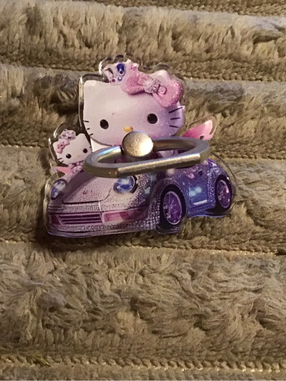Sanrio Hello Kitty Pink and Purple Car Phone Ring